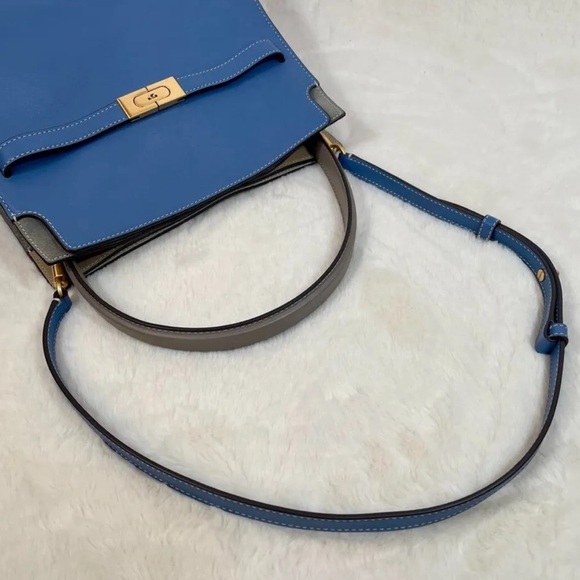 LEE RADZIWILL PEBBLED SMALL DOUBLE BAG - Picture 2 of 9